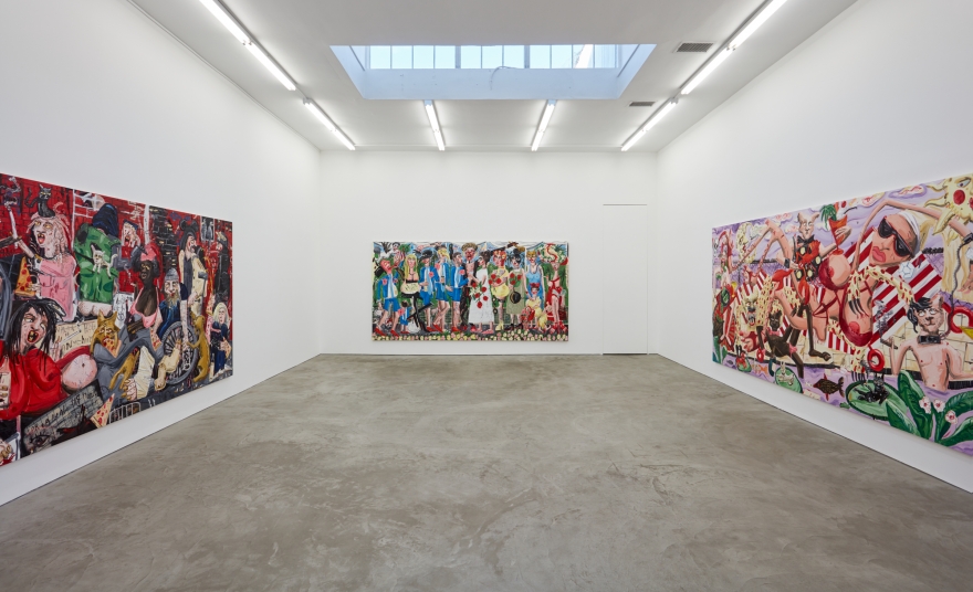 Installation View of "God's Kitchen", "Truffle Butter", and "Hollyweed"