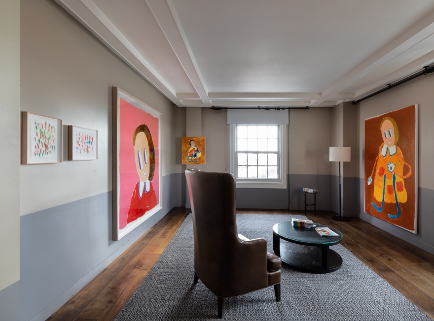 André Butzer, FELIX LA 2019, Installation view, full room view