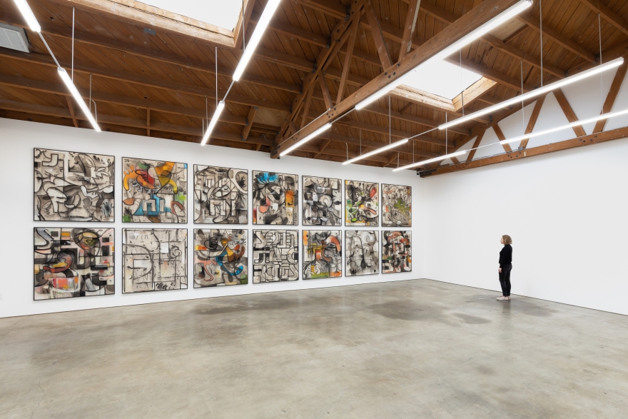 Installation View 7 of Jan-Ole Schiemann's Paintings Have Feelings Too (February 15–March 13, 2020). Nino Mier Gallery, Los Angeles, CA