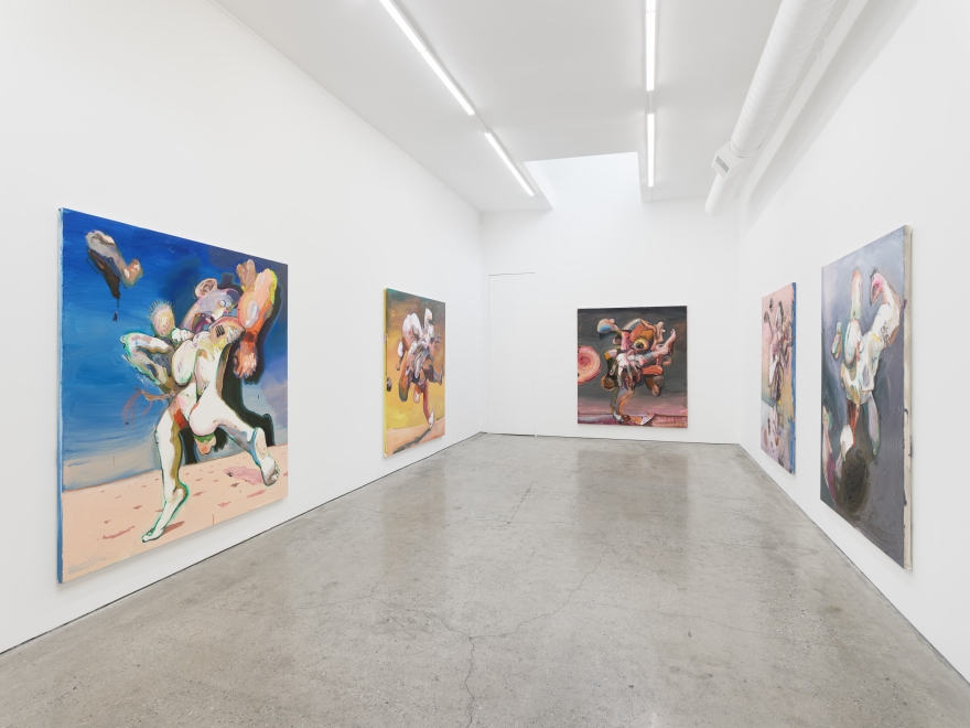 Installation view of Ben Quilty, The Debate, (May 26 - June 25, 2022) Nino Mier Gallery 4, Los Angeles