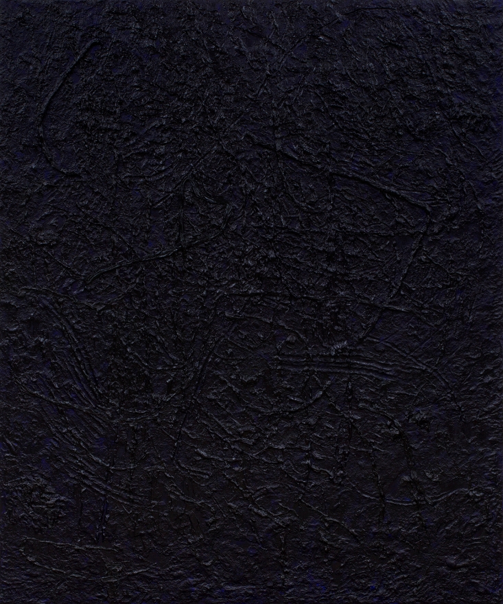 Jana Schröder, Kinkrustation PB14, 2017. Papermaché, acrylic and oil on canvas. 94 1/2 x 78 3/4 in, 240 x 200 cm (JSR17.068)