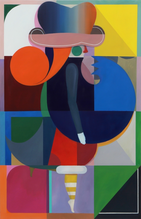 Bernhard Buhmann Joe(leaveyourhaton), 2018 Oil on canvas 78 3/4 x 51 1/8 in 200 x 130 cm (BBU18.005)