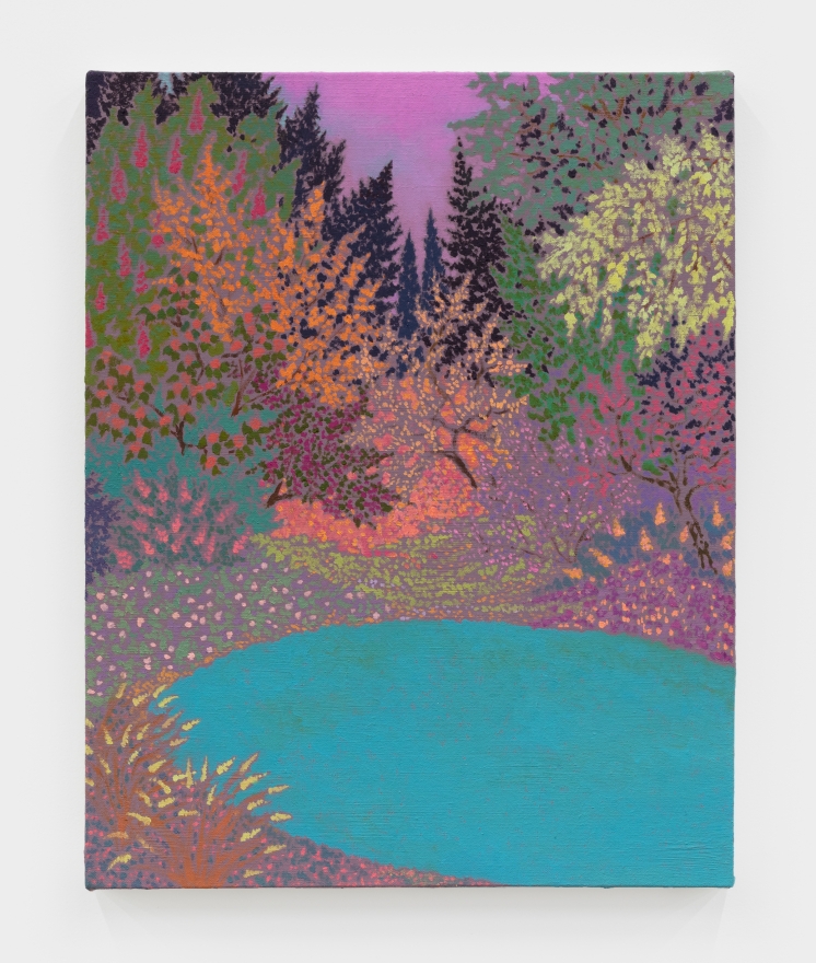 John McAllister hushed teeming lush, 2021 Oil on canvas 19 x 15 in 48.3 x 38.1 cm (JMC21.001)