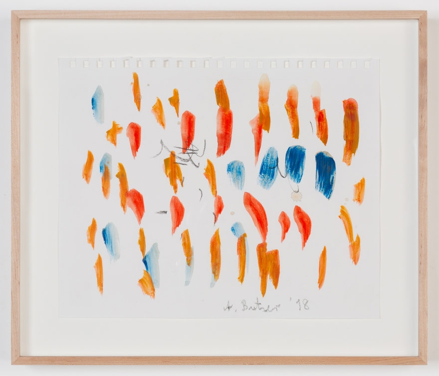 André Butzer, Untitled, 2018, Watercolor and graphite on paper, 9 ¾ x 12 in (24.8 x 30.5 cm), AB18.049
