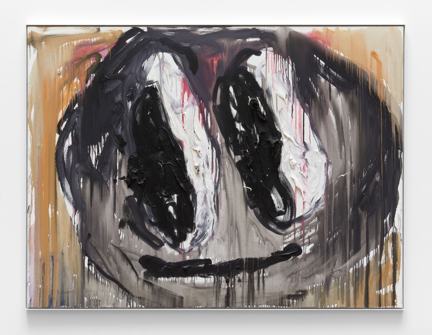 André Butzer Todallst, Bleodst, Icho? (Colatödlichkeit), 2003 Oil on canvas 47 1/5 × 63 in 120 × 160 cm (AB20.014)