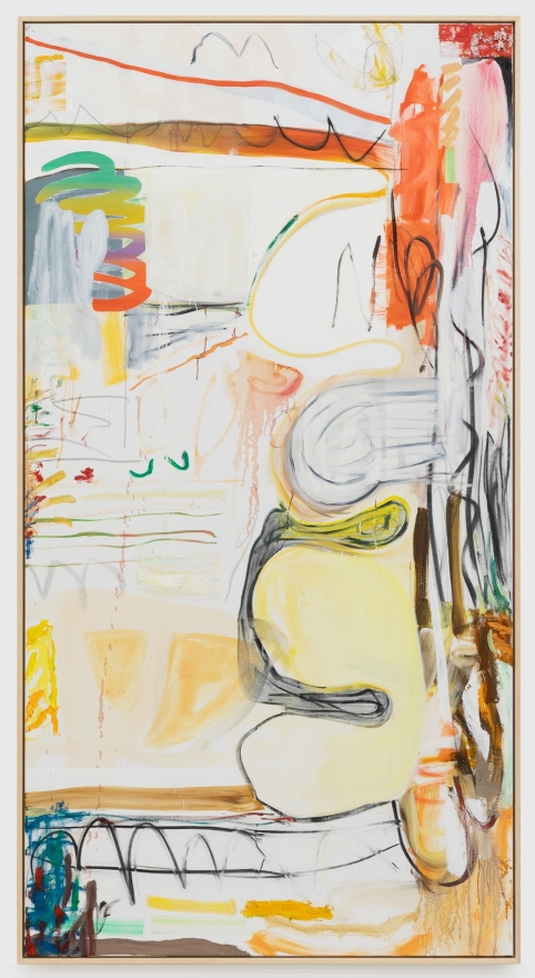 Andreas Breunig, Body Possibility No9, 2019, Oil, graphite, charcoal on canvas, 82 5/8 x 70 7/8 in (230 x 120 cm), ABR19.032