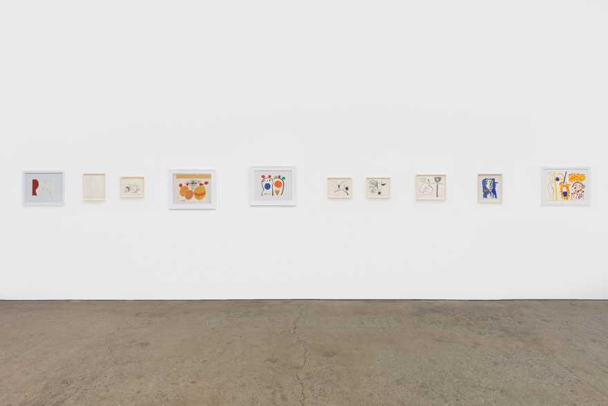 Installation view 6 of Roger Hilton, Curated by Kenny Schachter (January 18-28, 2020) at Nino Mier Gallery, Los Angeles