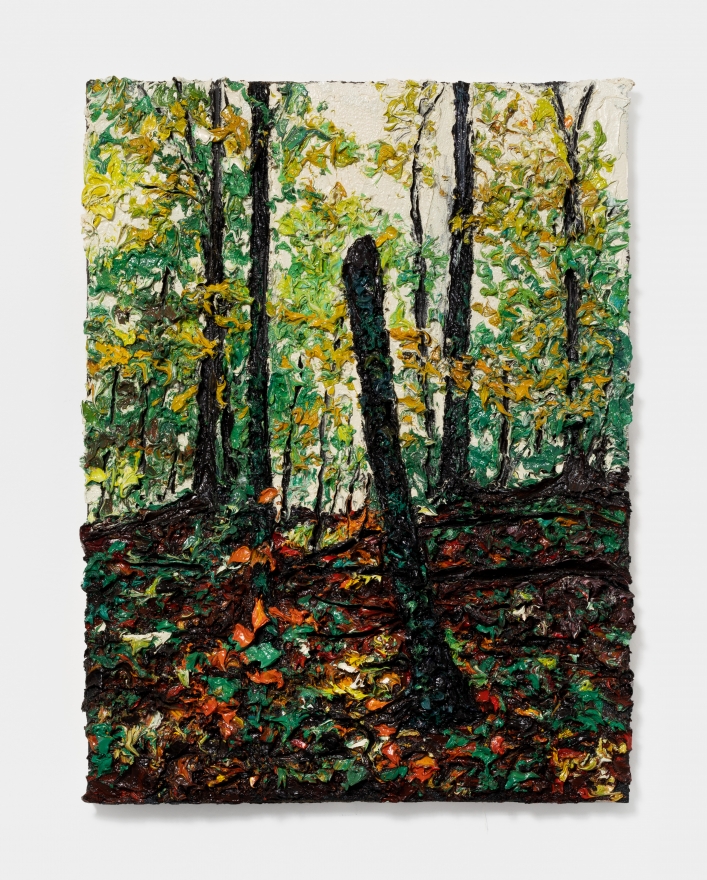 Robert Terry Hudson Valley Woods, 2012 Oil on board 24 x 18 in 61 x 45.7 cm (RTE21.006)