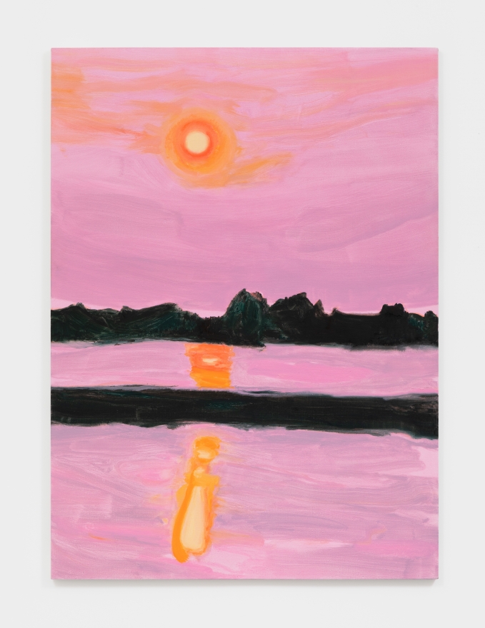 Nicole Wittenberg Sunset 1, 2021 Oil on canvas 66 x 48 in 167.6 x 121.9 cm (NWI21.001)