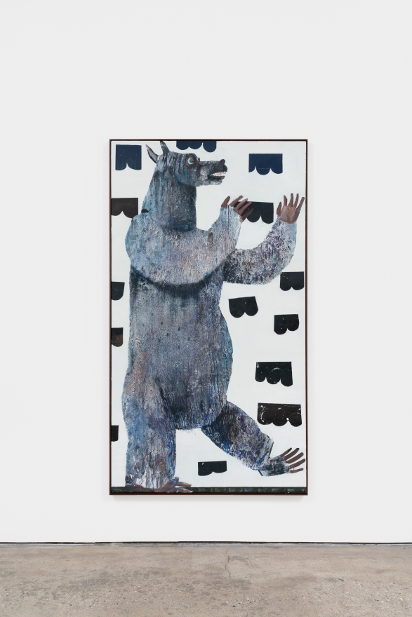 Pieter Jennes can a hungry bear dance, 2019 Oil on canvas 41 3/8 x 74 3/4 in 105 x 190 cm (PJE22.022)