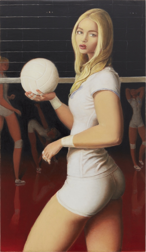 Jansson Stegner Ace, 2017 Oil on canvas 40 x 23 in 101.6 x 58.4 cm (JAS17.011)