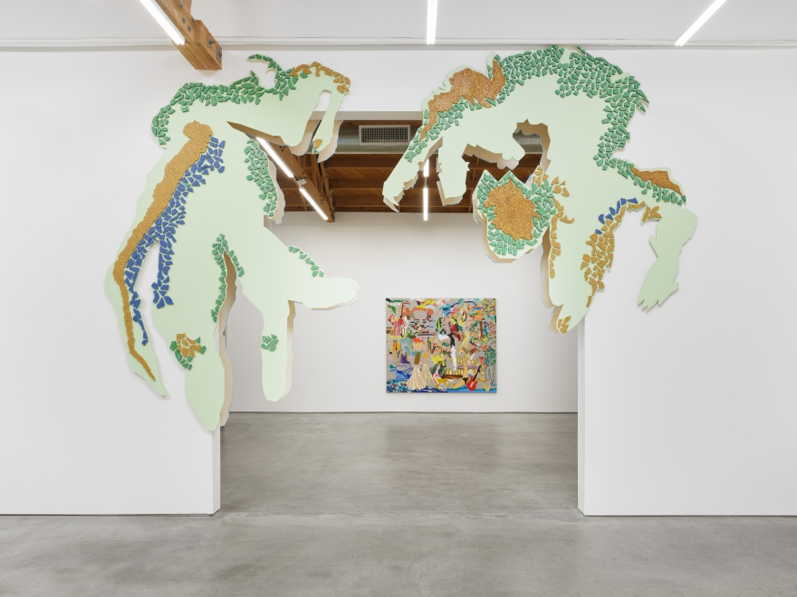 Installation view of Cindy Phenix, Merged Without Edge, (June 4 - July 9, 2022). Nino Mier Gallery One, Los Angeles