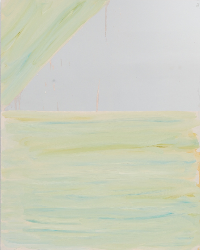 Peter Bonde, Untitled (Fuck PC), 2016. Oil on mirror foil, 39.37 x 31.5 x 1.6 inches, 100 x 80 x 4 cm (PB16.016)
