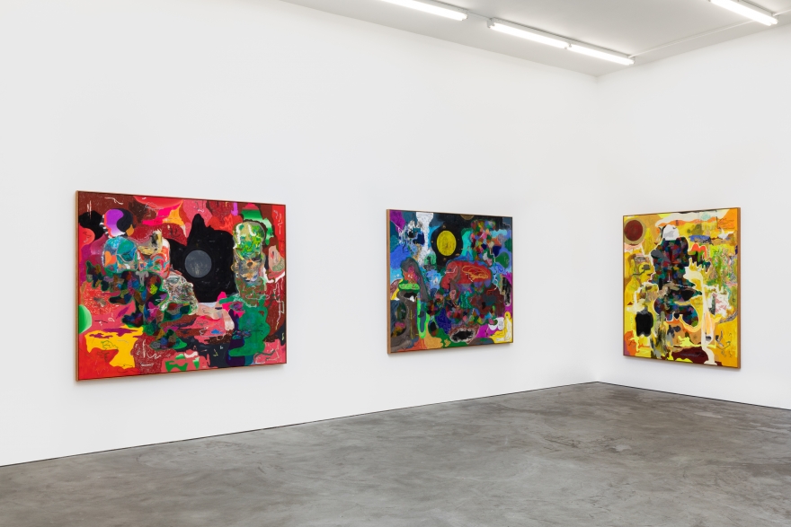 Installation Shot 3 of Michael Bauer: Caves and Gardens (May 20–June 30, 2020). Nino Mier Gallery, Los Angeles, CA