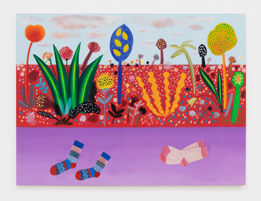Jannis Varelas Victorville, 2021 Oil, pastel, gesso on canvas 78 3/4 x 59 in 200 x 149.9 cm (JVA21.001)