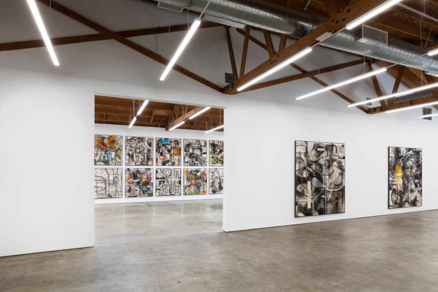 Installation View 8 of Jan-Ole Schiemann's Paintings Have Feelings Too (February 15–March 13, 2020). Nino Mier Gallery, Los Angeles, CA