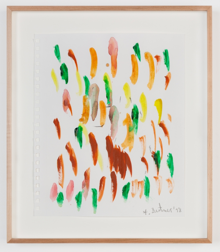 André Butzer, Untitled, 2018, Watercolor and graphite on paper, 12 x 9 3/4 in (30.5 x 24.8 cm), AB18.050