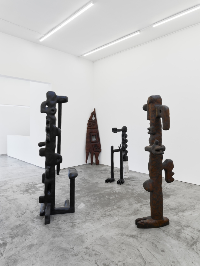Installation view of Casey McCafferty, Power of Myth, (June 4 - July 9, 2022). Nino Mier Gallery Two, Los Angeles