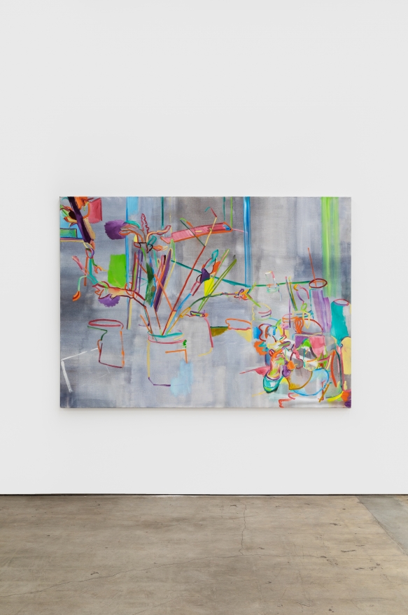 Gerlind Zeilner Atelier, 2018 Oil and egg tempera on canvas 63 x 86 5/8 in 160 x 220 cm (GZE20.006)