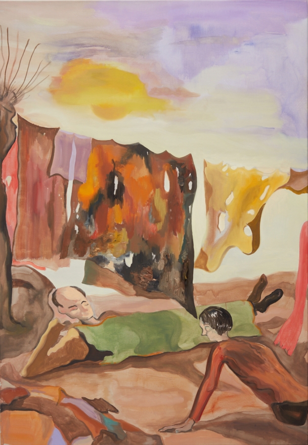 Tomasz Kowalski, TBT,  2018. Oil on canvas, 70 7/8 x 49 1/4 x 1 5/8 in, 180 x 125 x 4 cm (TKO18.004)