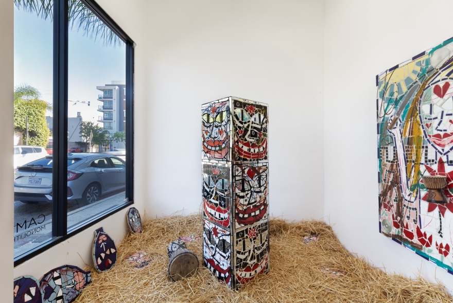 Installation view of Cameron Welch: Monolith (March 16-April 27, 2019) at Nino Mier Gallery, Los Angeles