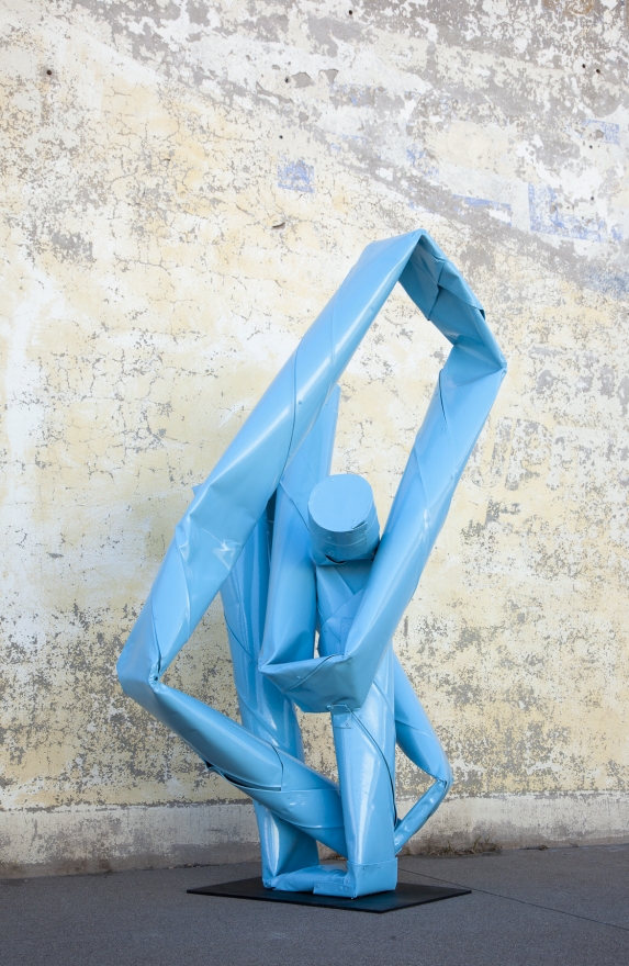 Anna Fasshauer, Tallulah Rapsody, 2019, Aluminum and car lacquer, 80 x 40 x 50 in (203 x 102 x 127cm) AF19.002