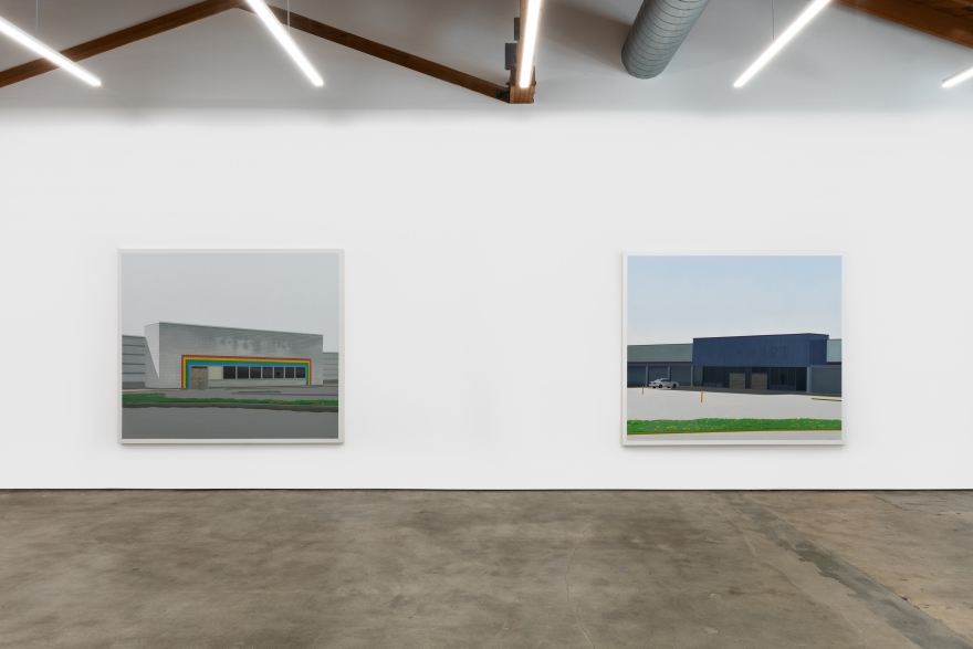 Installation View of "Peach Tree Drive", and "Homestead Avenue"