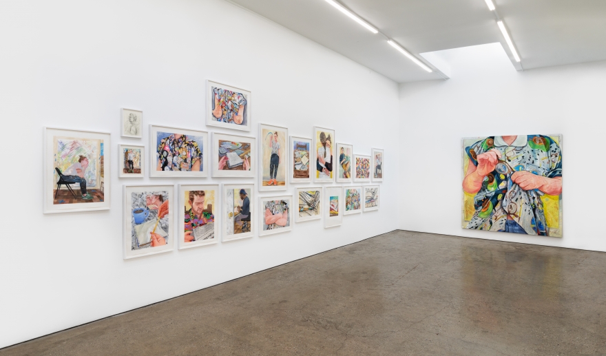 Installation View 1 of Rebecca Ness: Pieces of Mind (July 10–August 31, 2020). Nino Mier Gallery, Los Angeles, CA