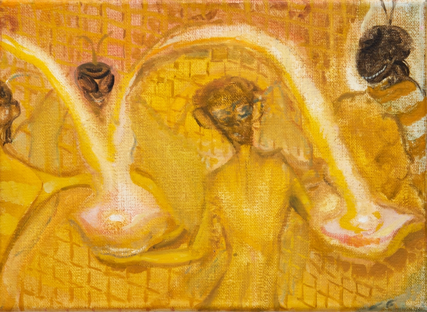 Tomasz Kowalski, TBT, 2018. Oil on canvas, 9 1/2 x 13 in, 24 x 33 cm (TKO18.026)