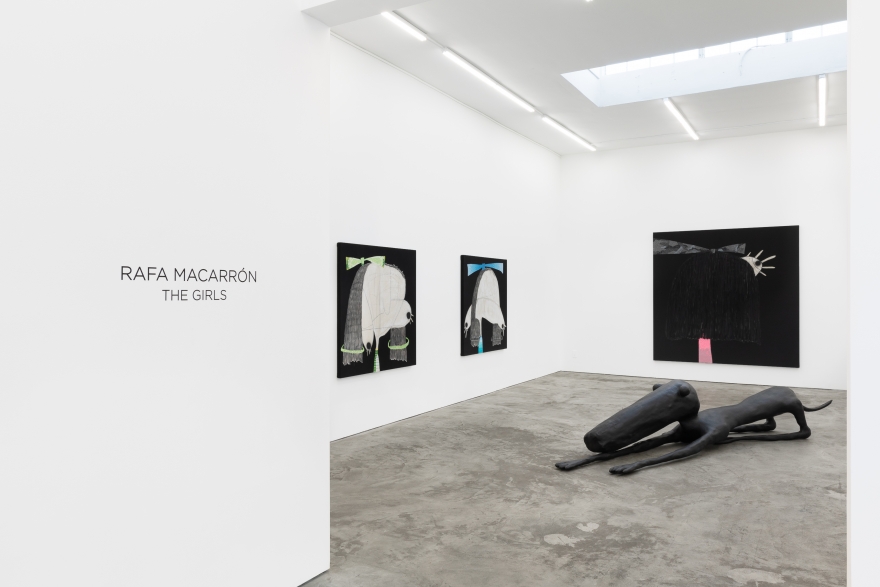 Installation View of Rafa Macarrón, The Girls (January 15 – February 11, 2022)  Gallery Two, Nino Mier Gallery, LA